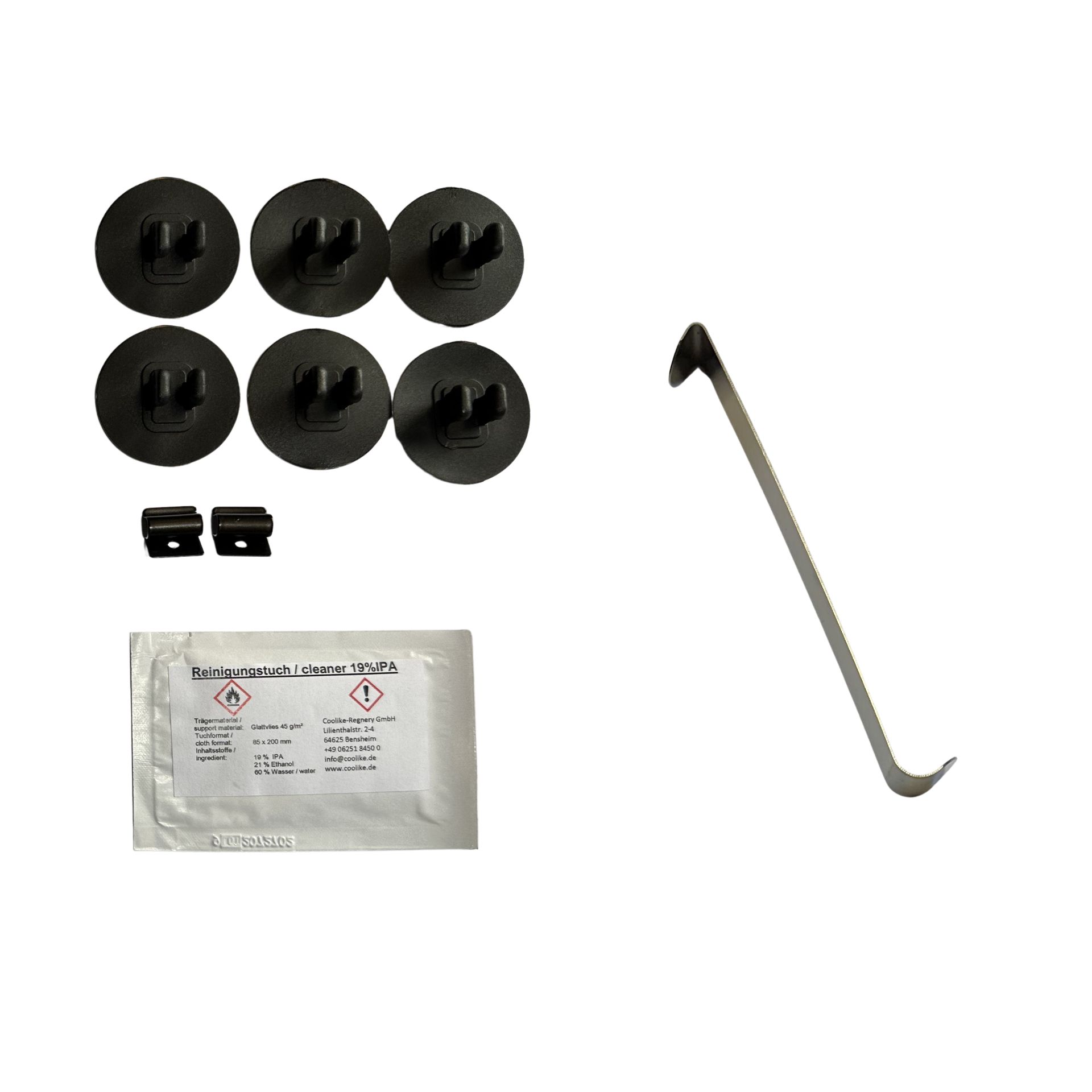 ein Halterset mit Einbauhilfe für Ford Fiesta 6