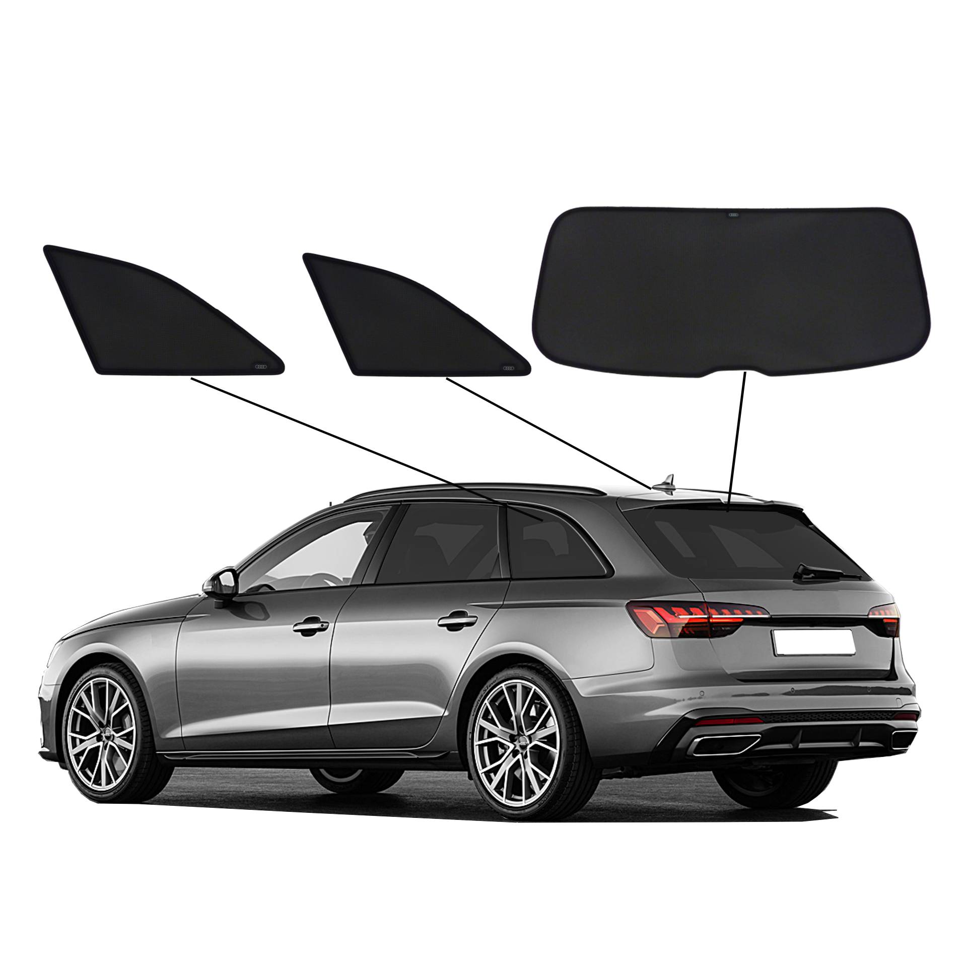 ein Audi A4 Avant mit einem BC Set