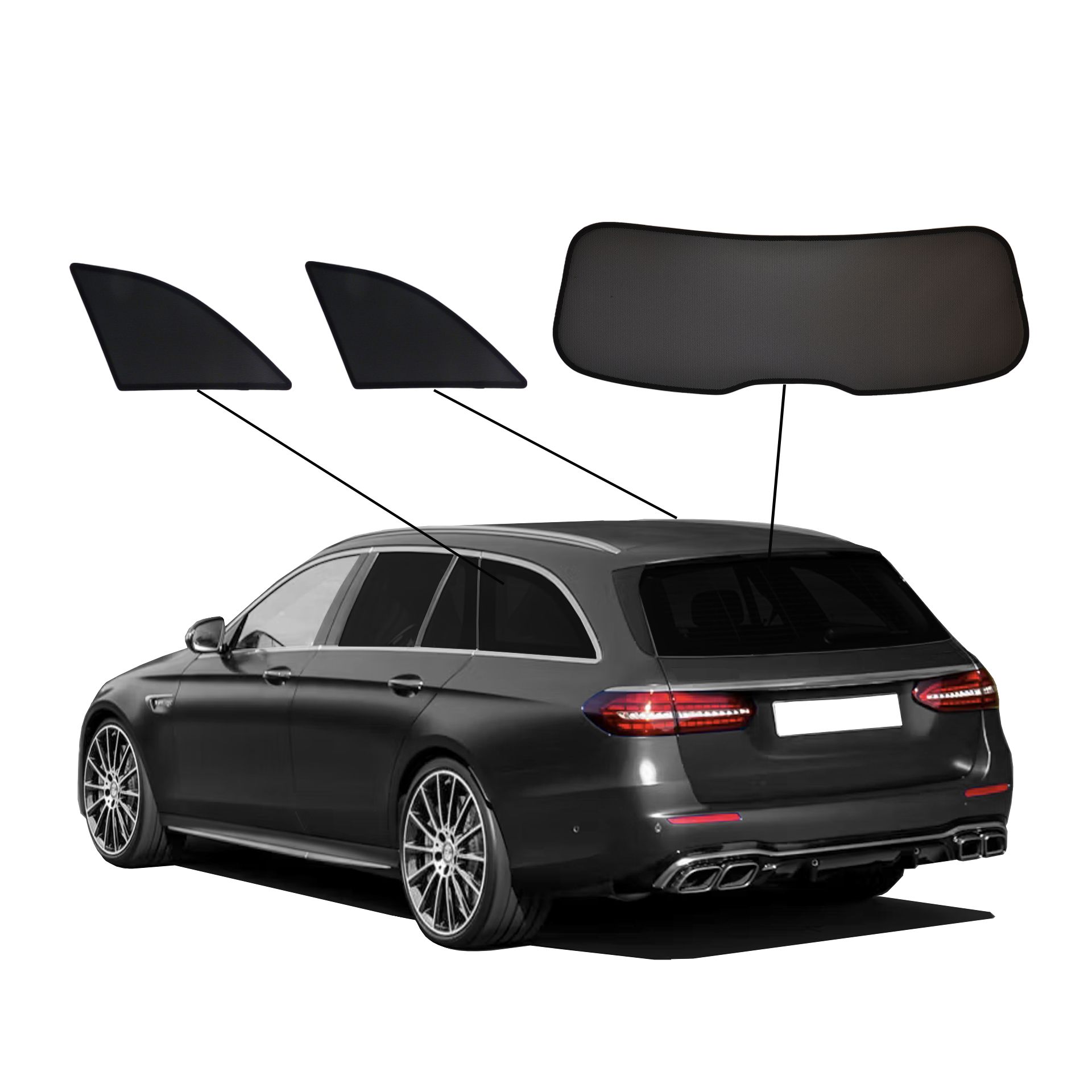 eine Mercedes E-Klasse T-Modell mit einem BC Set