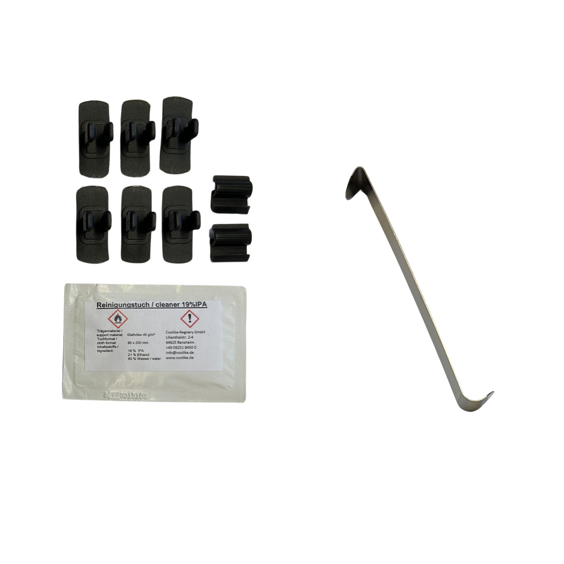 ein Halterset mit Einbauhilfe für Hyundai Kona