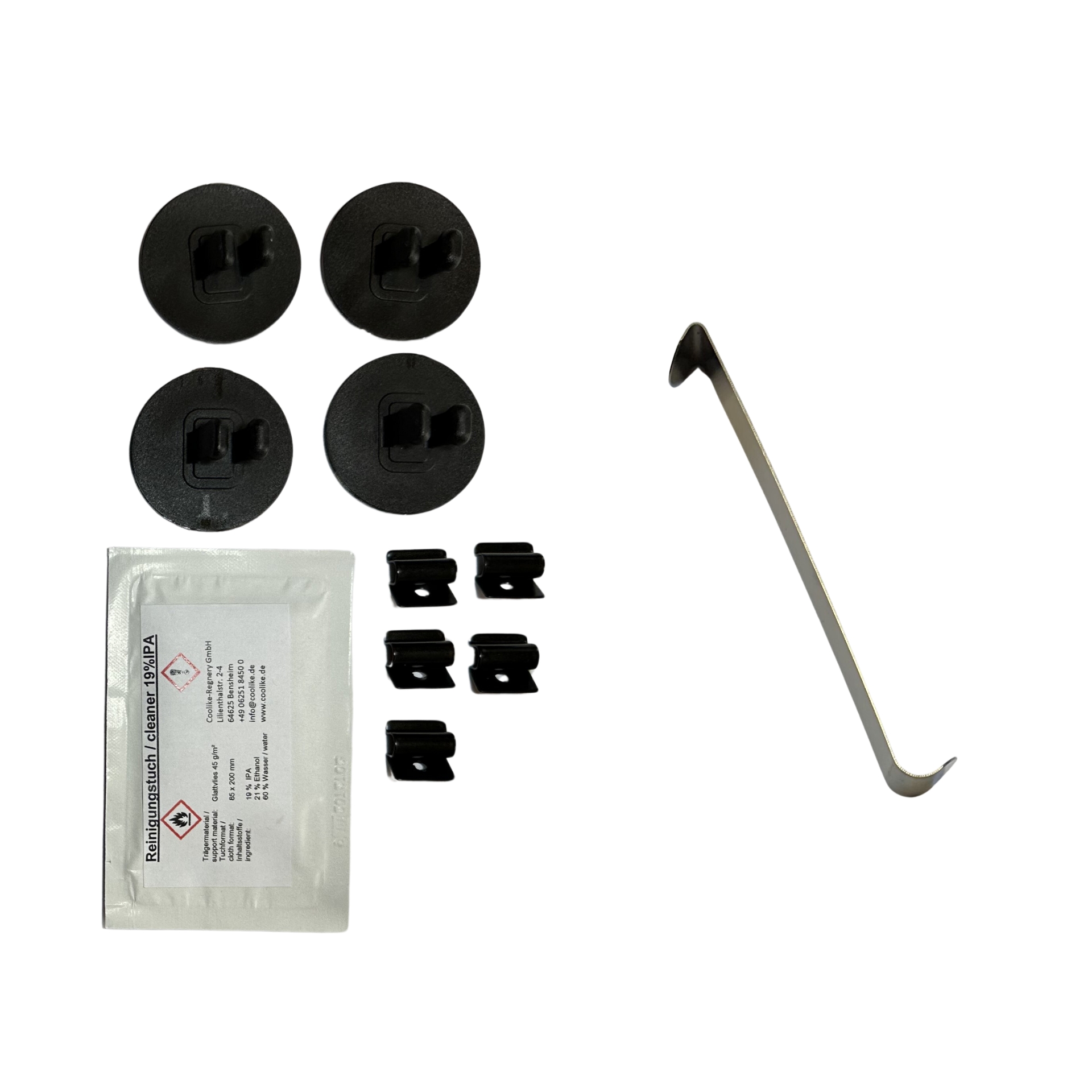 ein Halterset mit Einbauhilfe für 5er BMW Touring