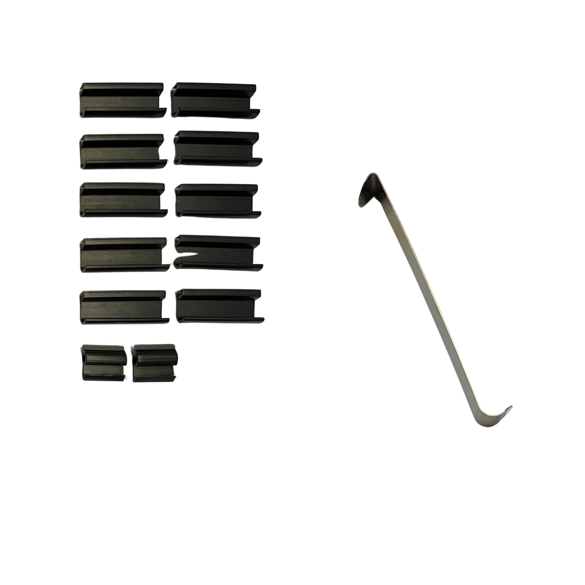 a holder set with installation aid for vw tiguan