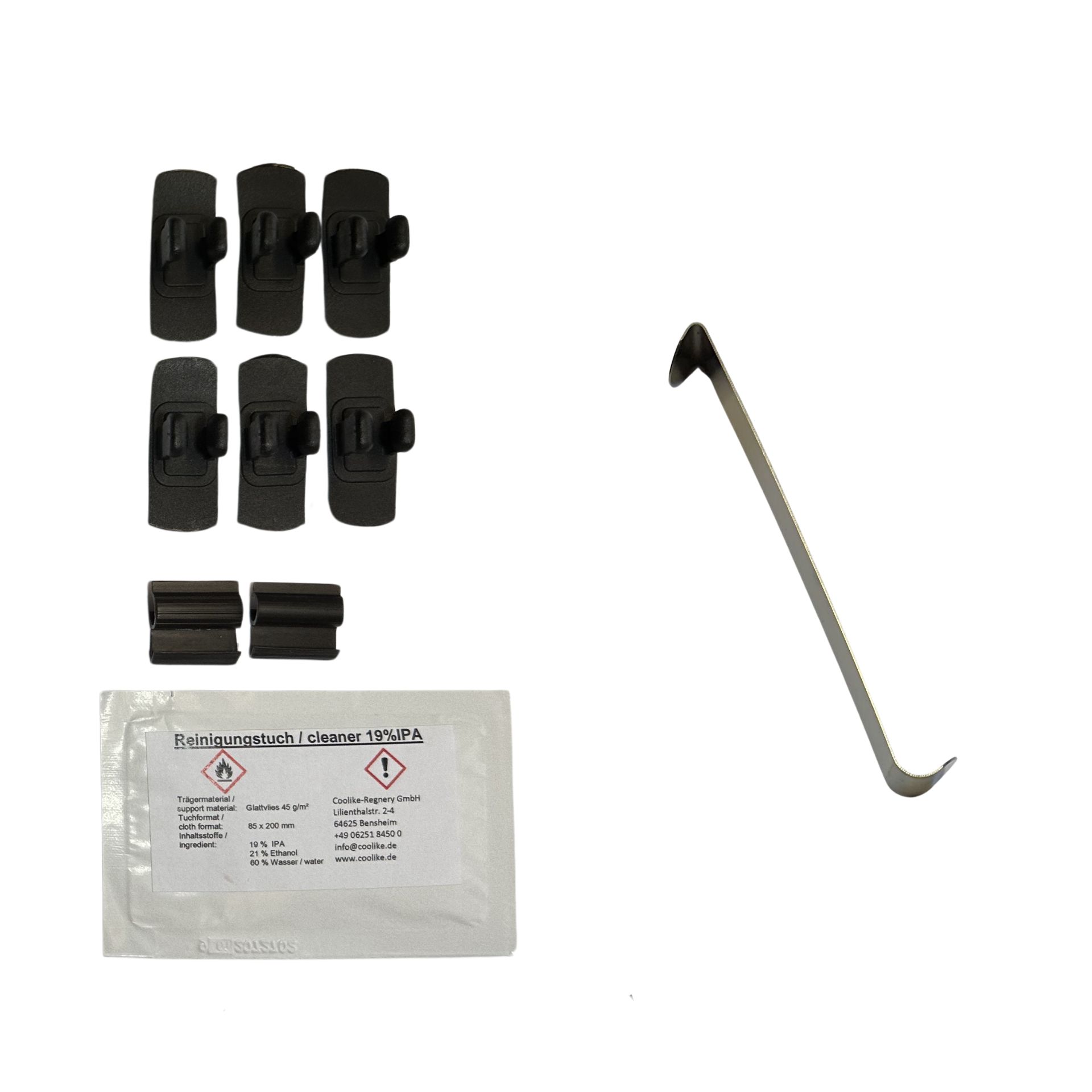 ein Halterset mit Einbauhilfe für Ford Fiesta 7