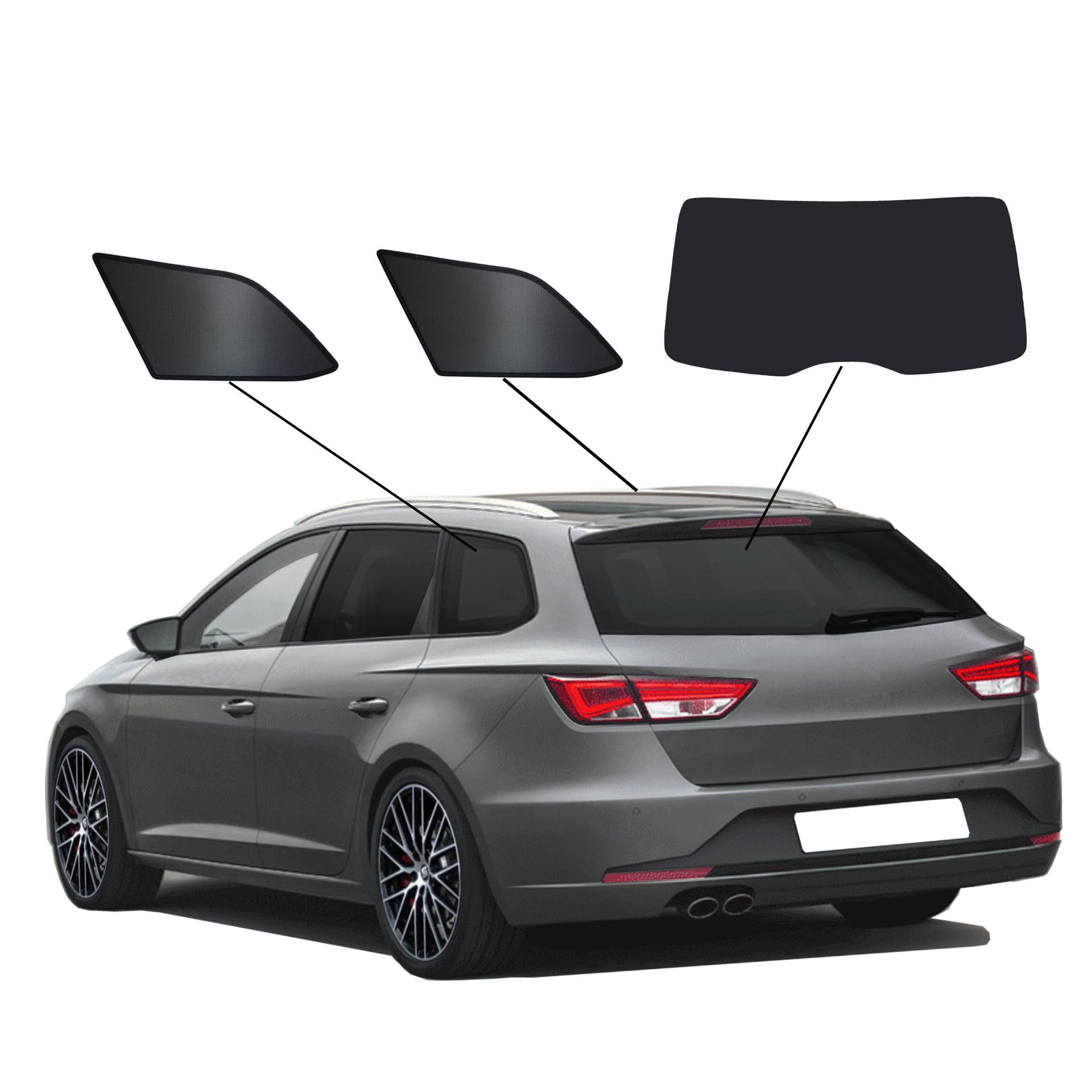 ein Seat Leon Kombi mit einem BC Set