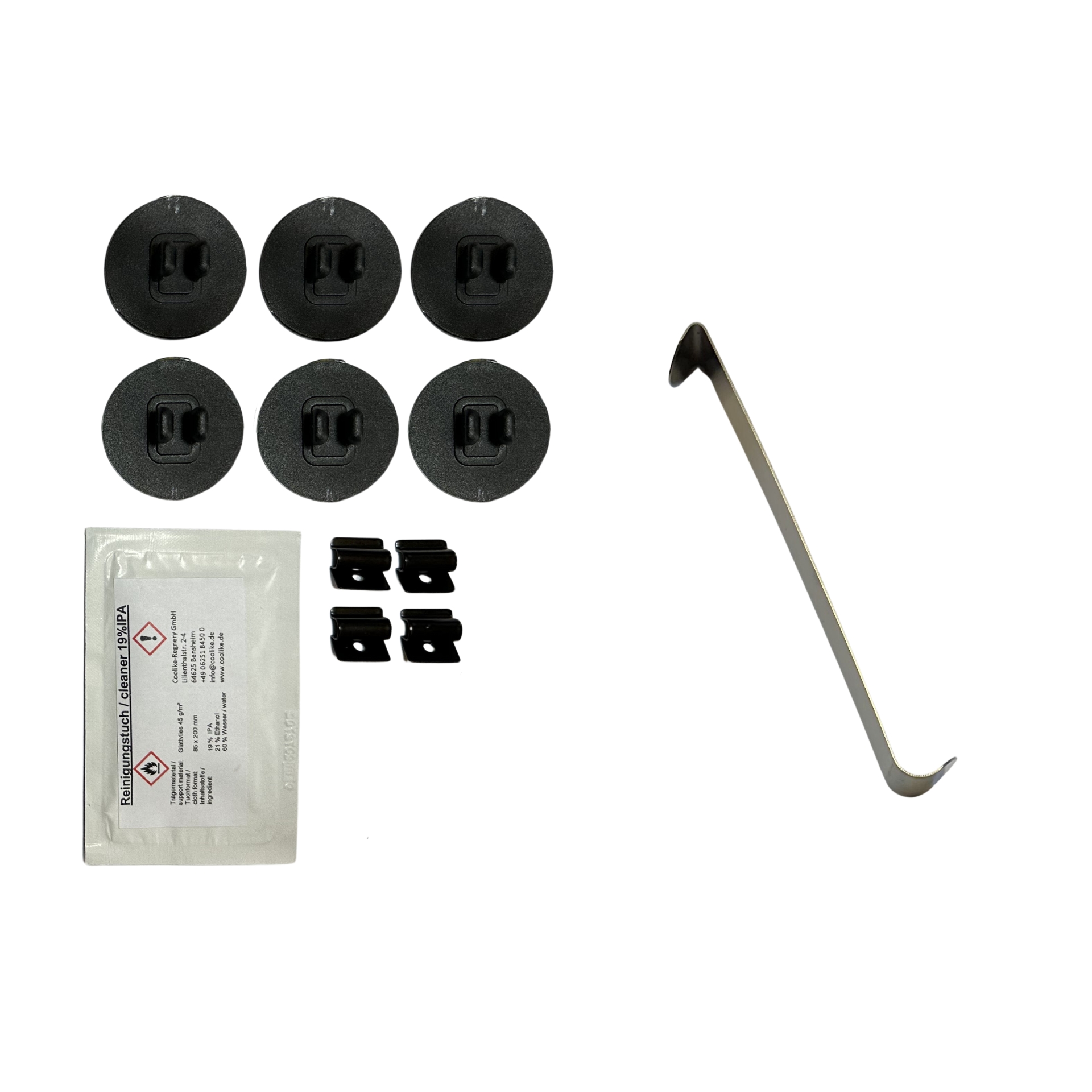 ein Halterset mit Einbauhilfe für Audi Q3