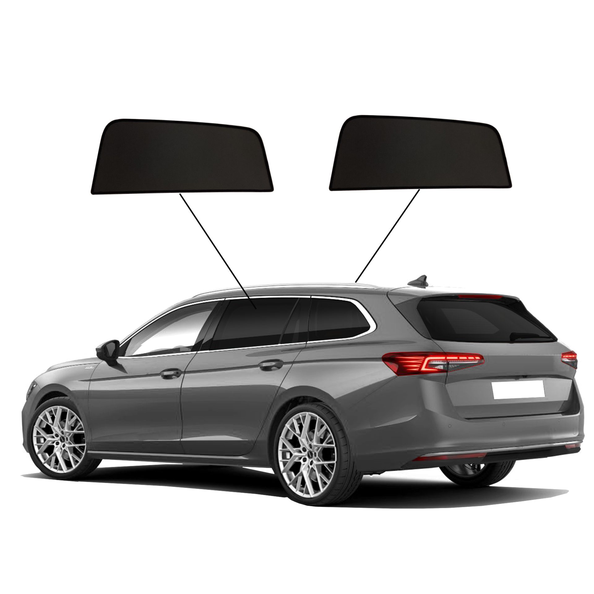 ein Skoda Superb 4 mit einem A Set