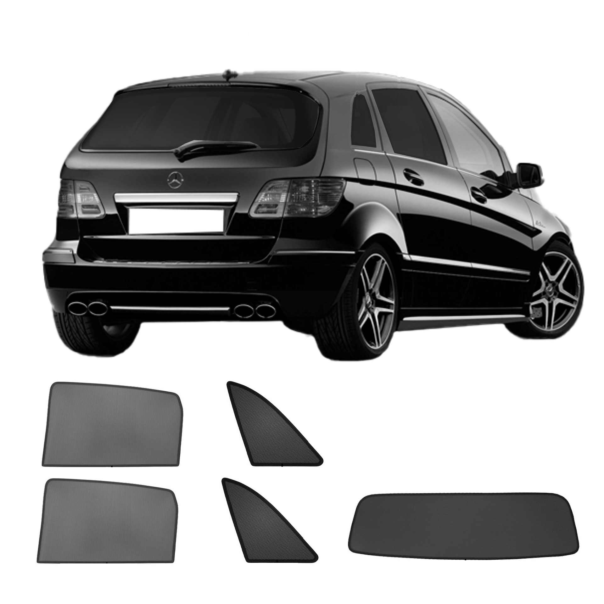 a Mercedes b-class with an ABC set