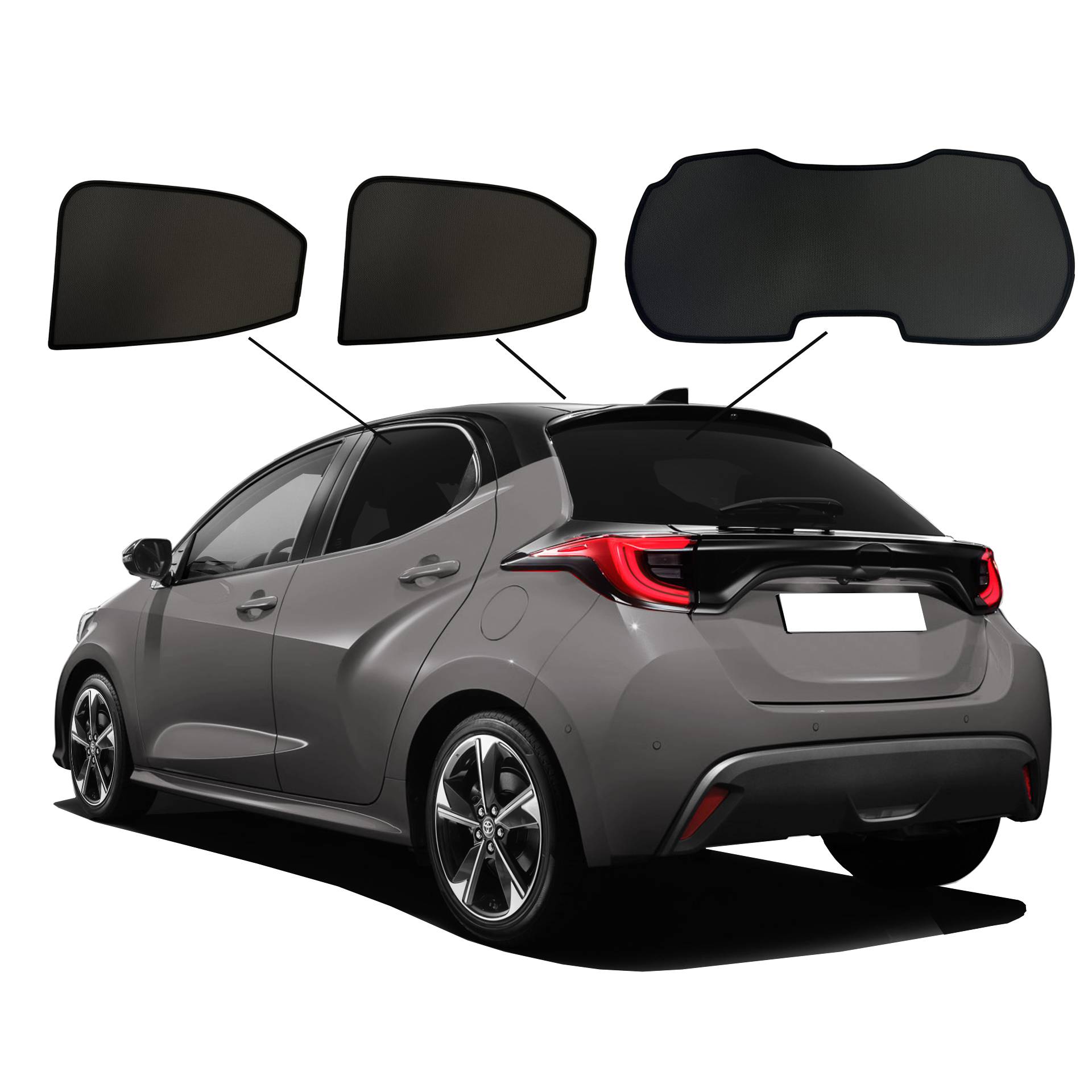 ein Toyota Yaris oder Mazda 2 mit einem AC Set