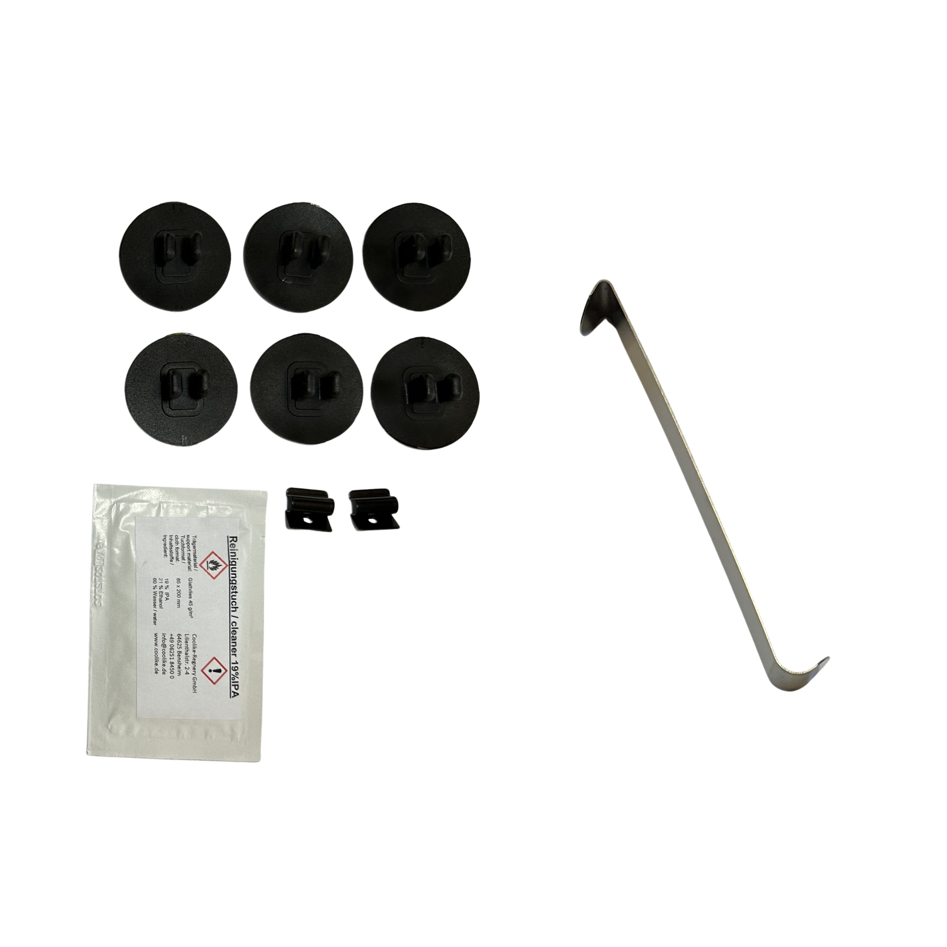 a holder set with installation aid for Hyundai i30