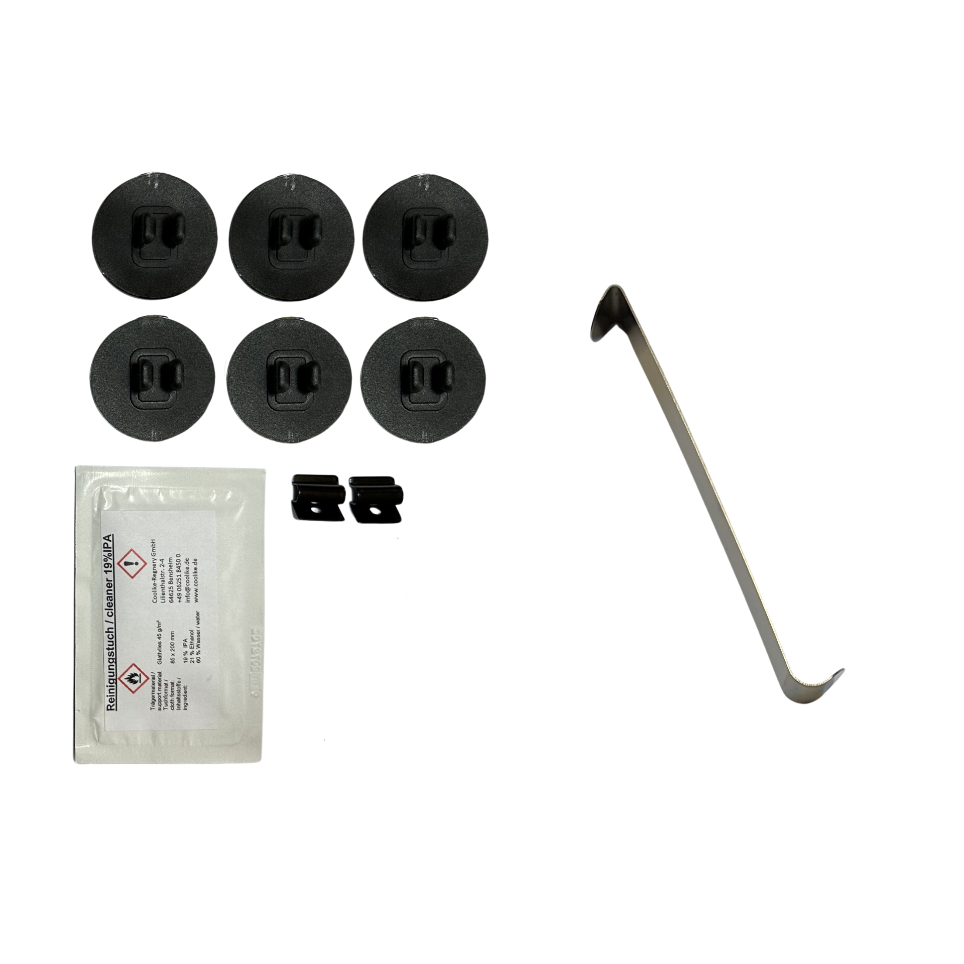 ein Halterset mit Einbauhilfe für Audi A6 Avant