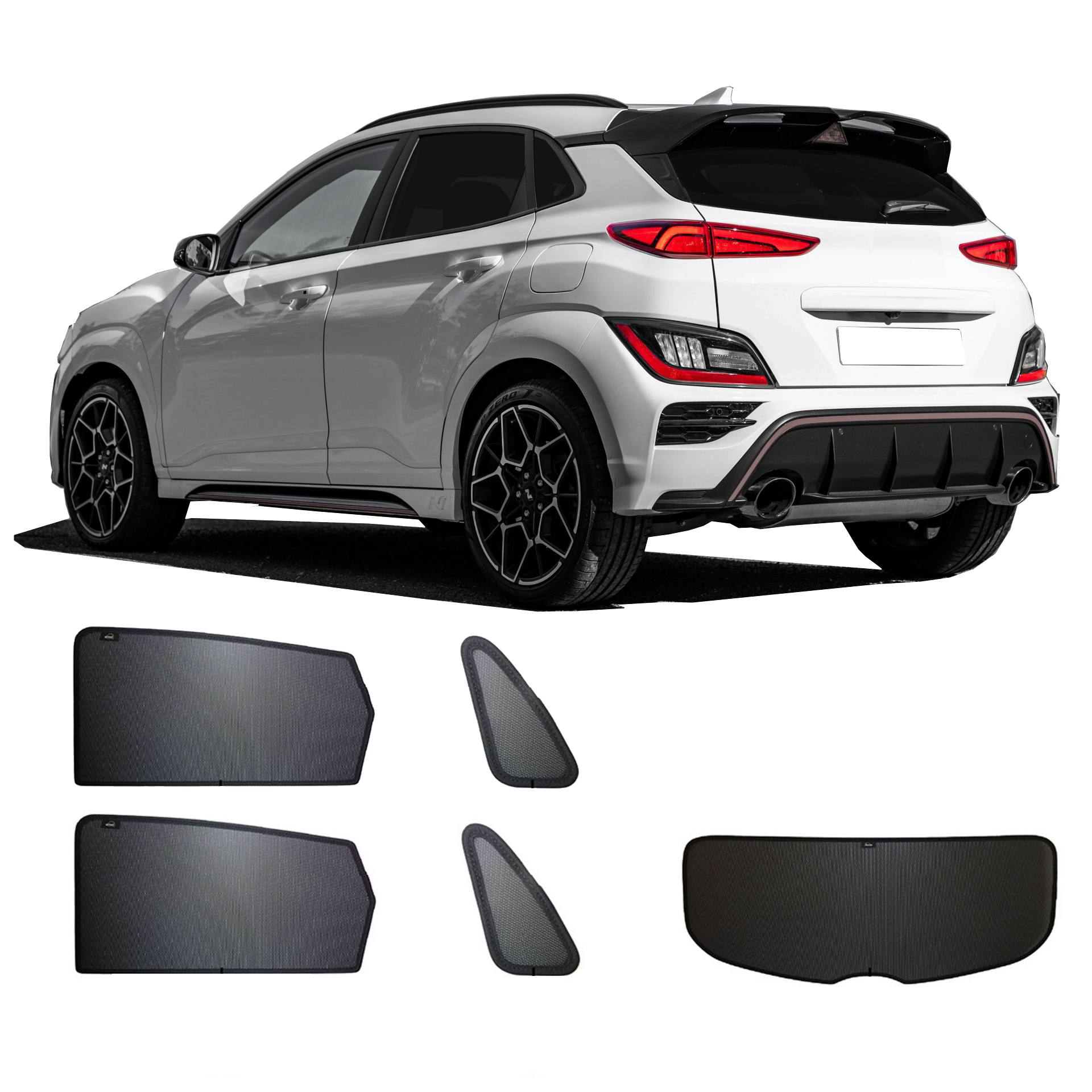 ein Hyundai Kona mit einem ABC Set