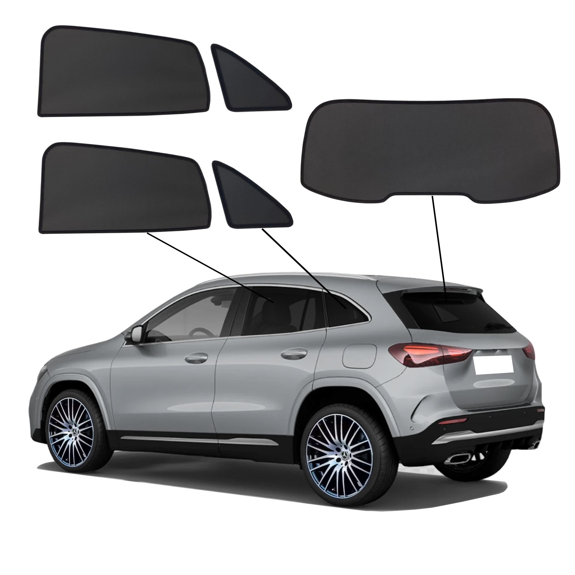 ein Mercedes GLA mit einem ABC Set