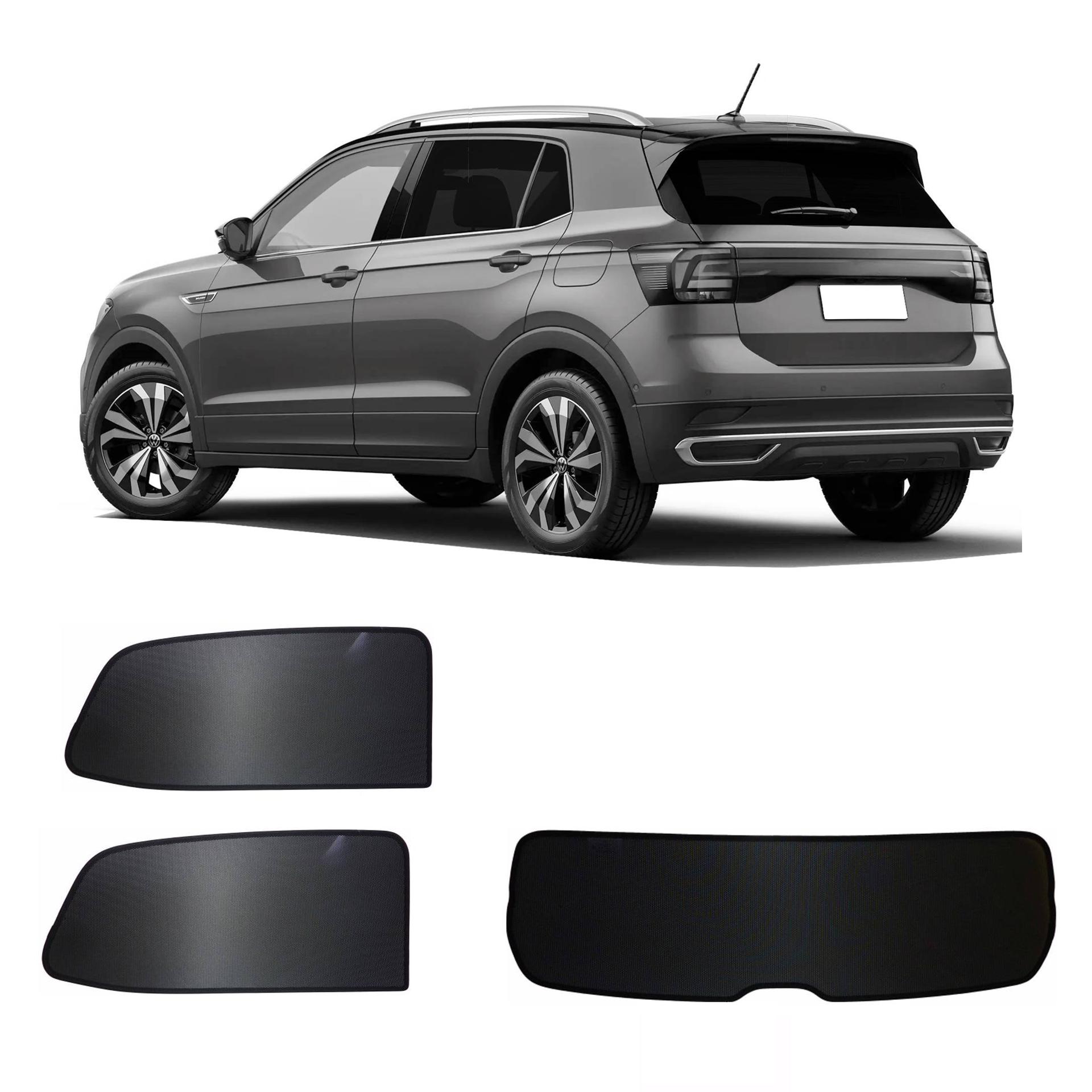 a VW T cross with an AC set