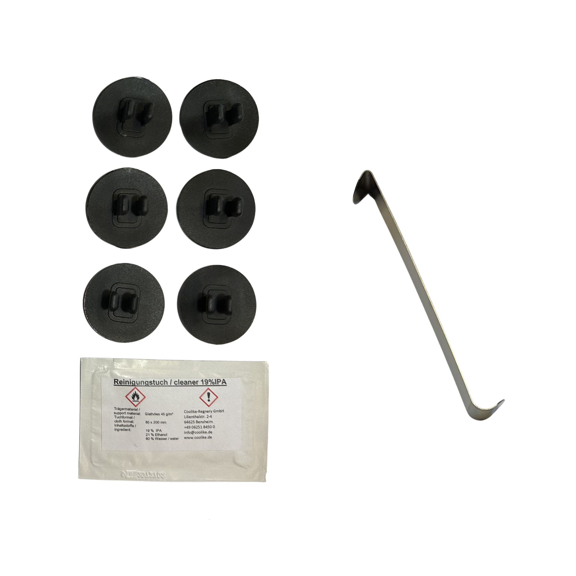 ein Halterset mit Einbauhilfe für MG 4