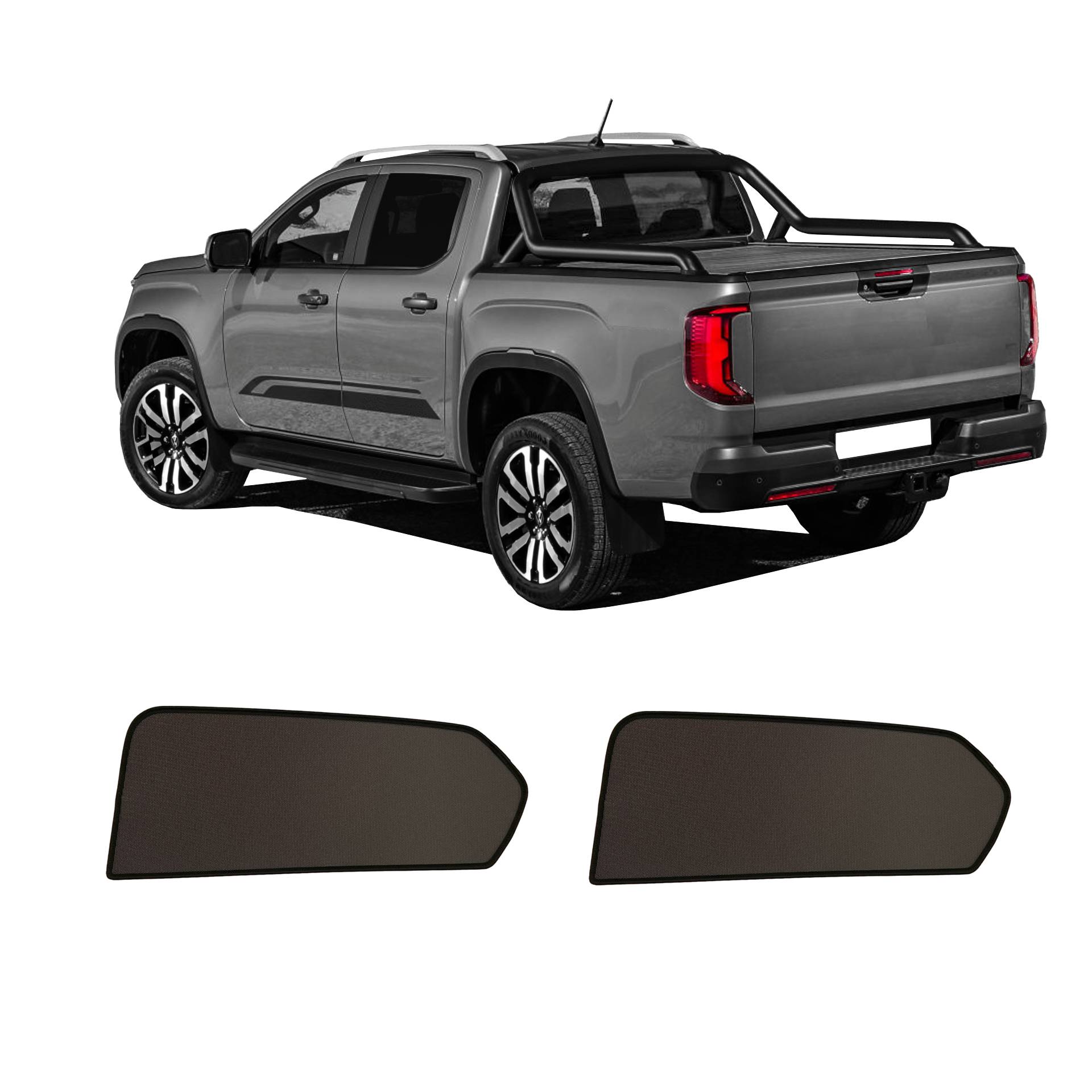 ein VW Amarok 2 oder Ford Ranger Pick Up mit einem A Set