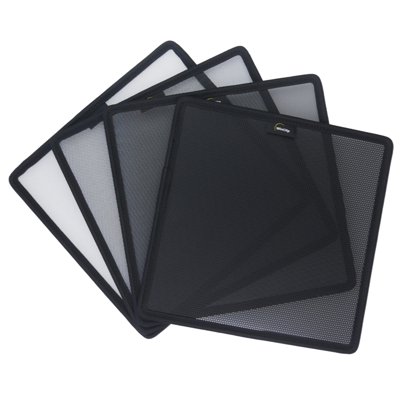 ein Fächer mit allen WinClip Stoffmustern