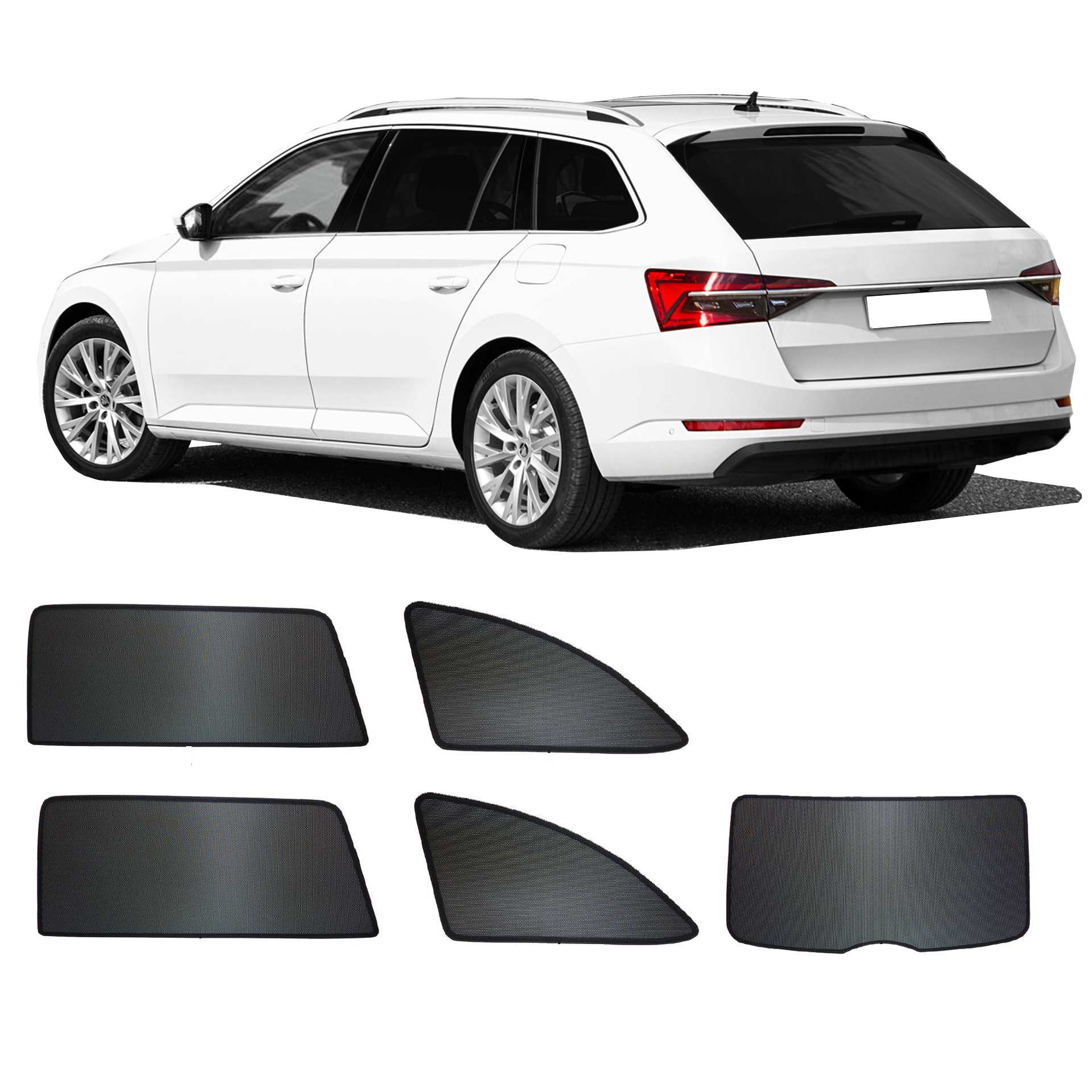 ein Skoda Superb 2 Kombi mit einem ABC Set