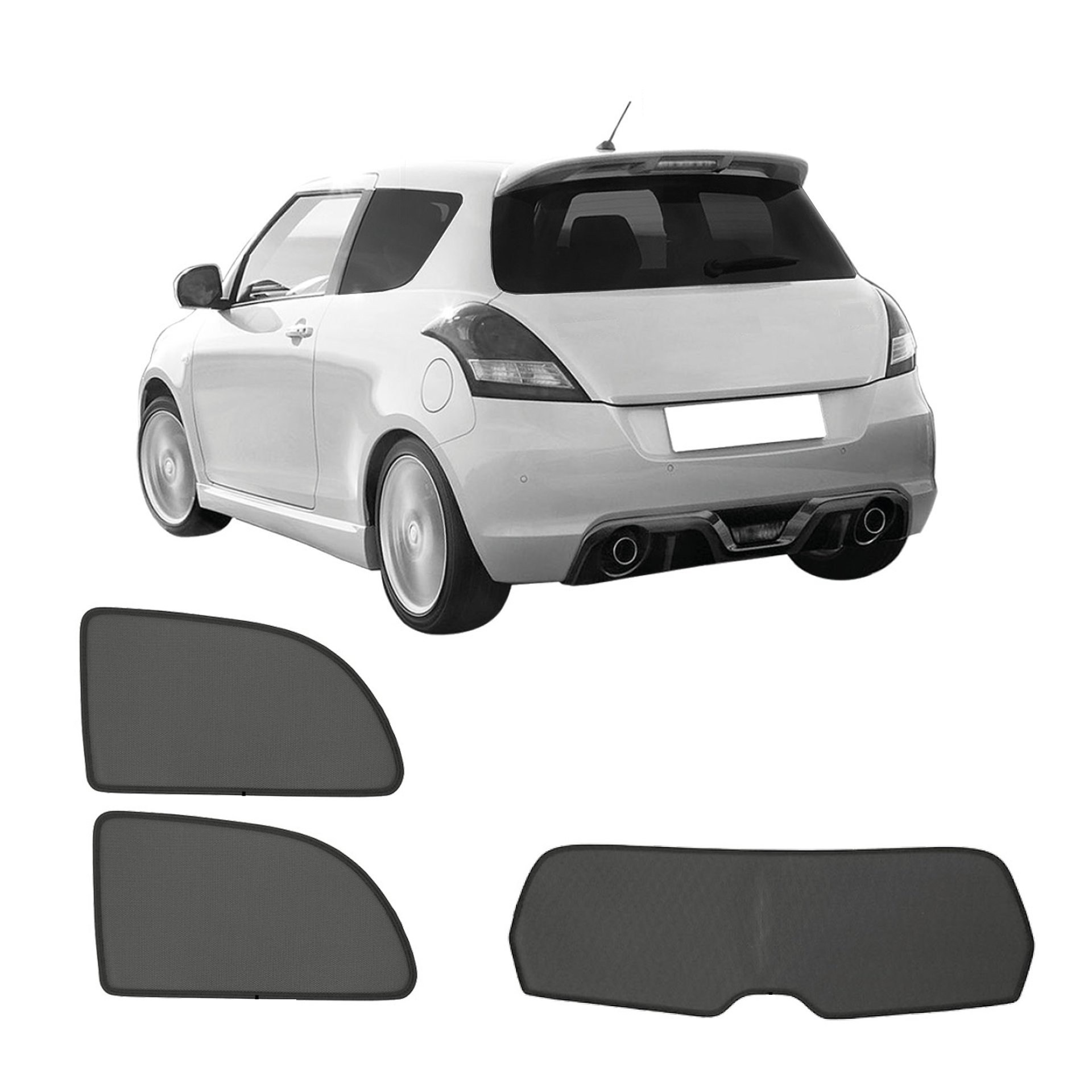 ein Suzuki Swift mit einem BC Set