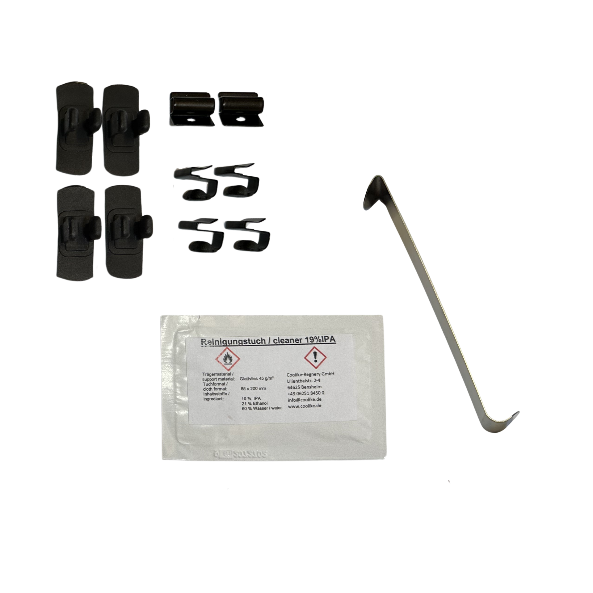 ein Halterset mit Einbauhilfe für Mazda 6