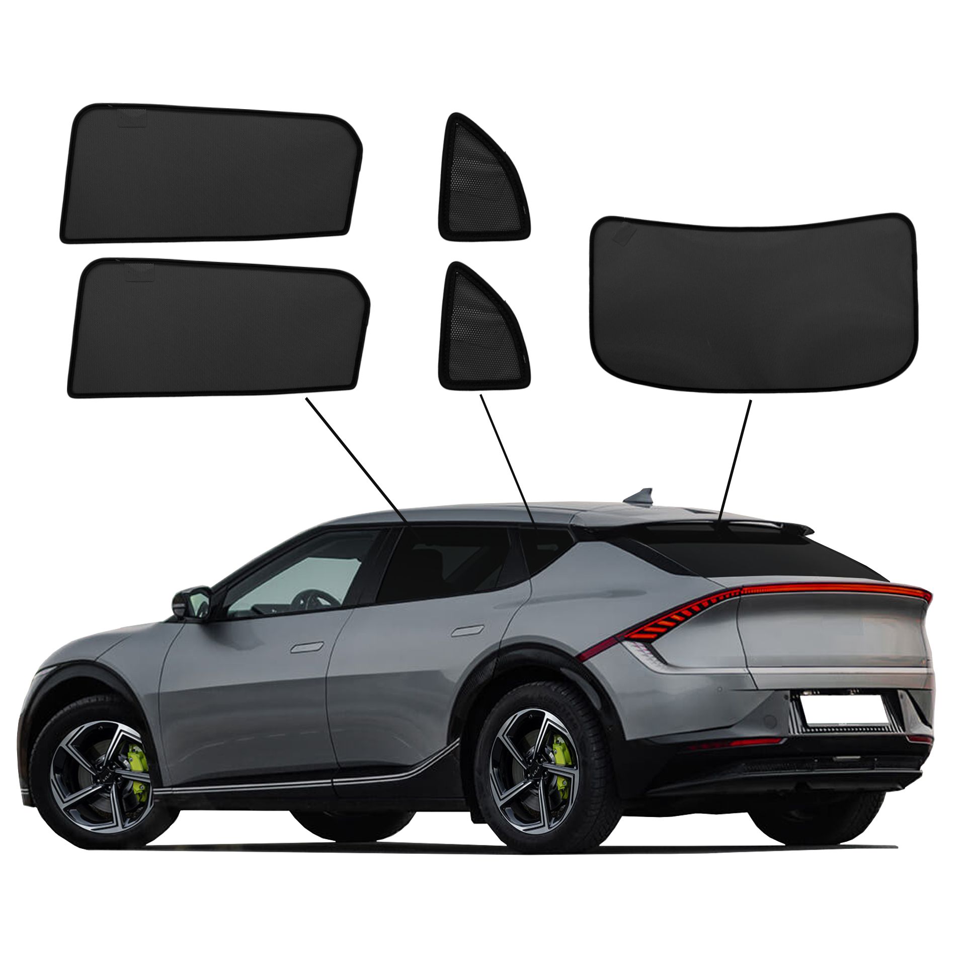 ein Kia EV6 mit einem ABC Set