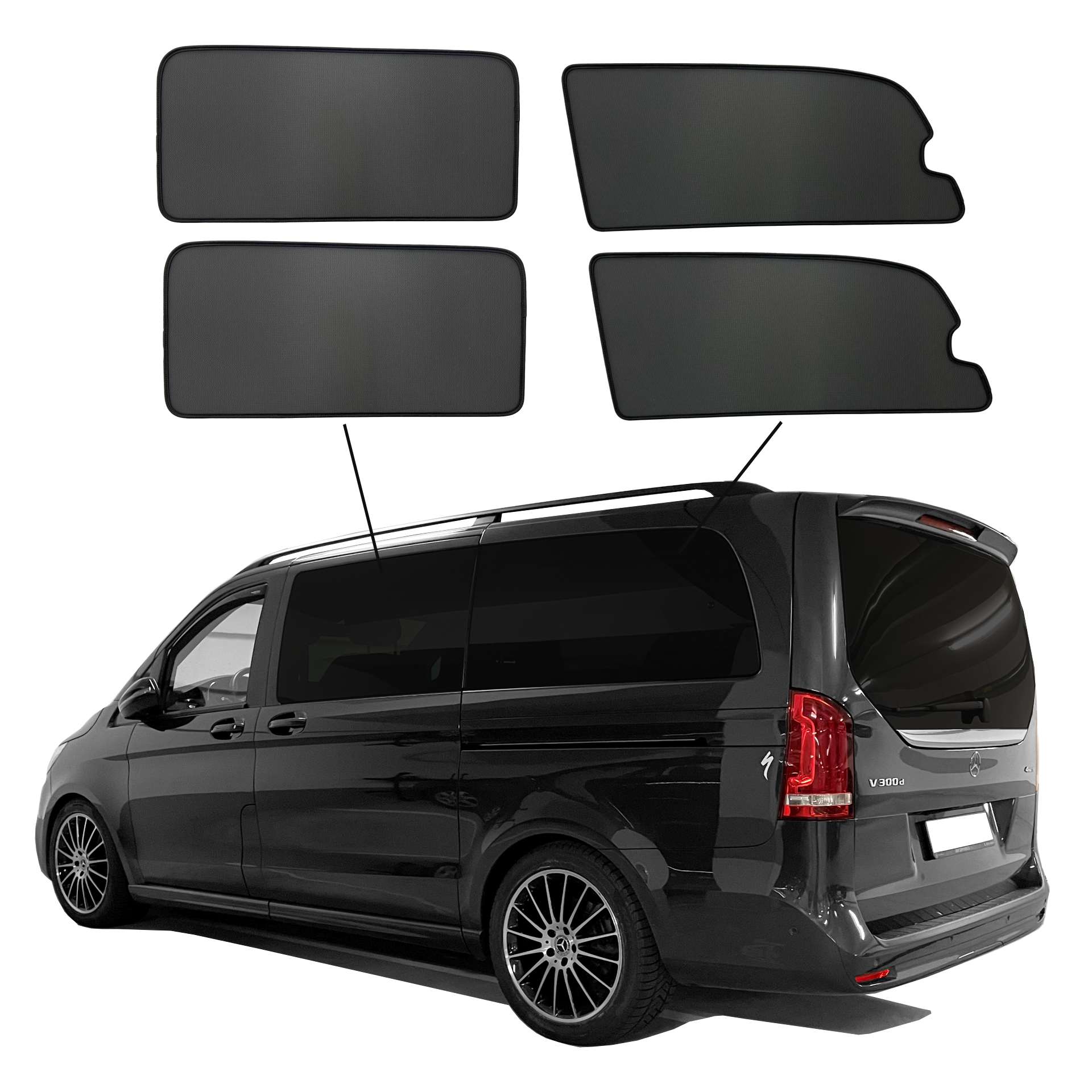 eine Mercedes V-Klasse mit einem AB Set