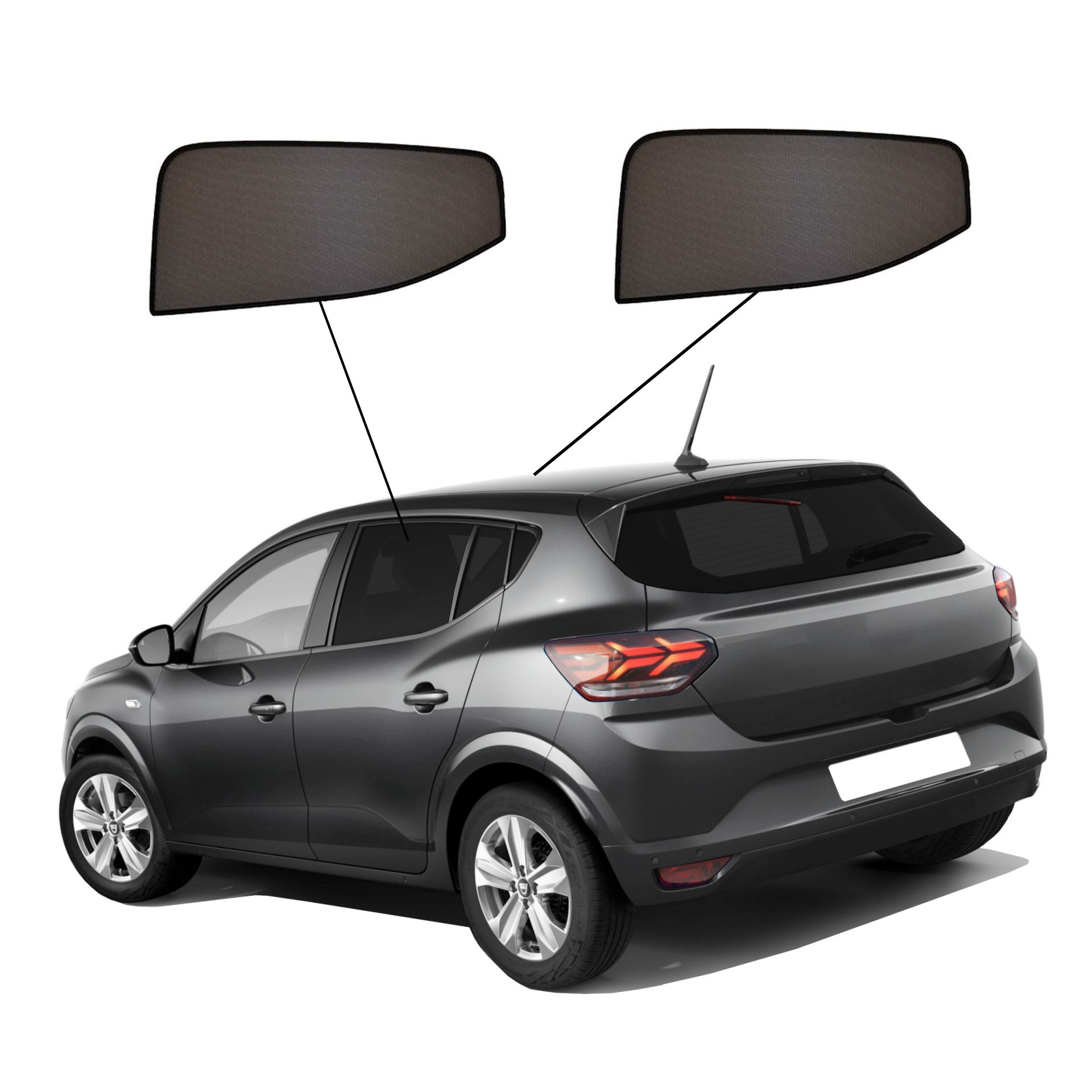 ein Dacia Sandero 3 mit einem A Set