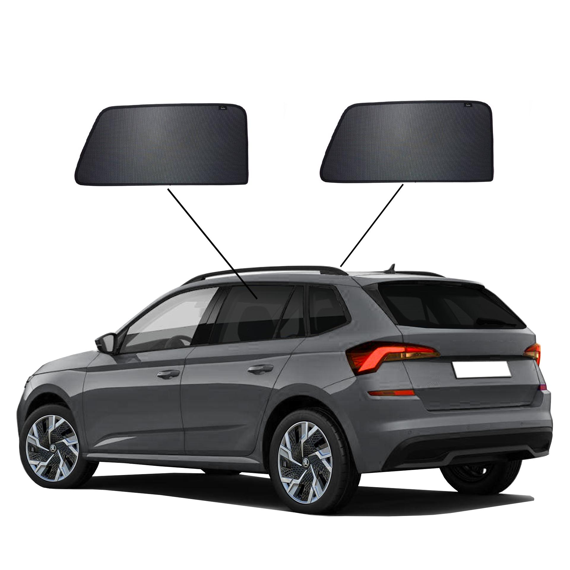 ein Skoda Kamiq mit einem A Set