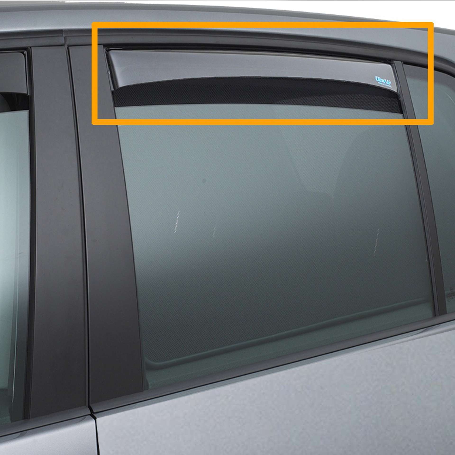 wind deflectors for the rear windows