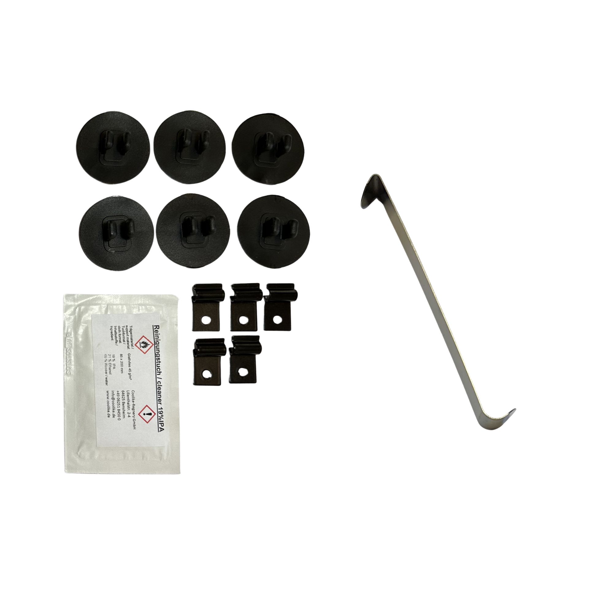 ein Halterset mit Einbauhilfe für Mercedes C-Klasse T-Modell