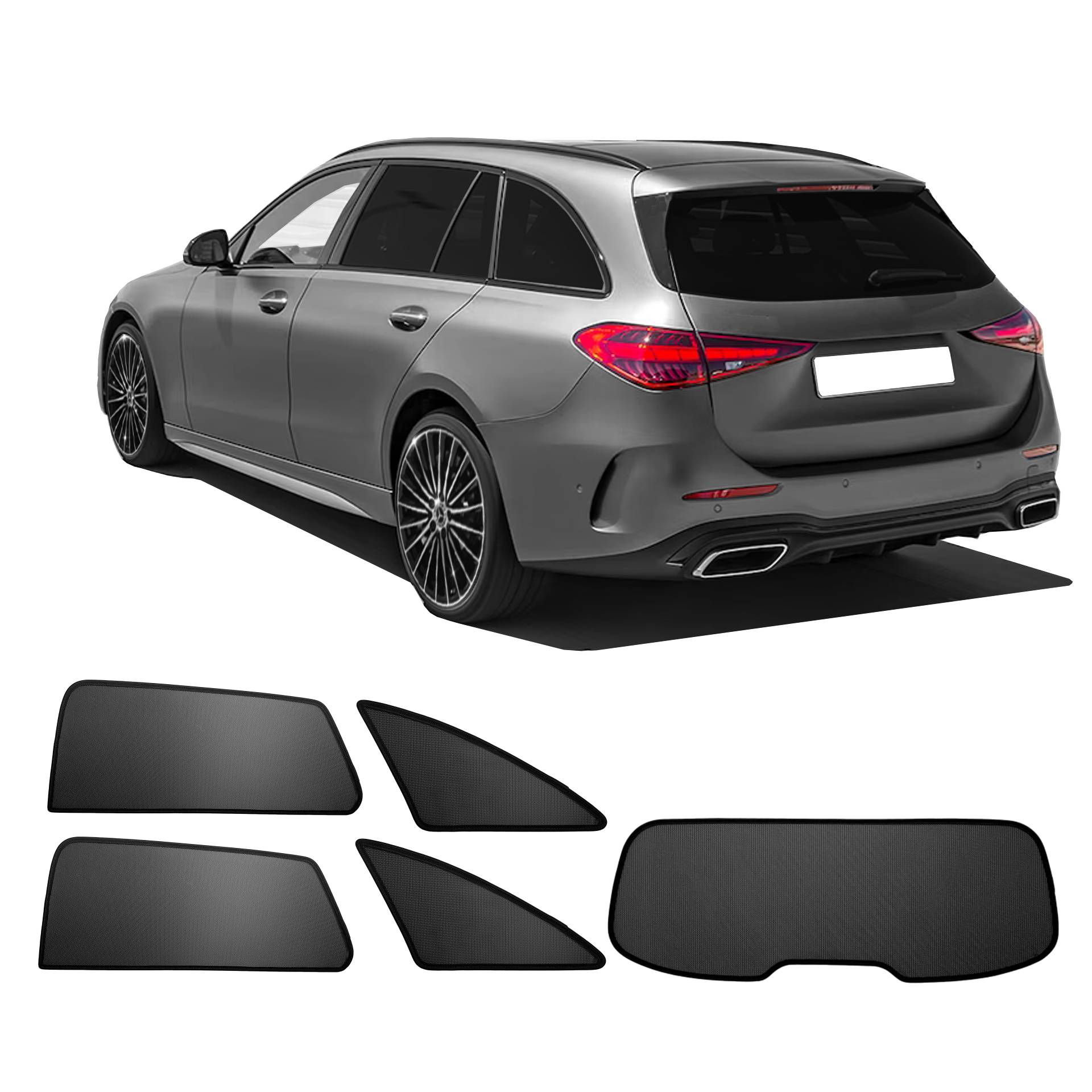 eine mercedes c-klasse mit einem ABC Set