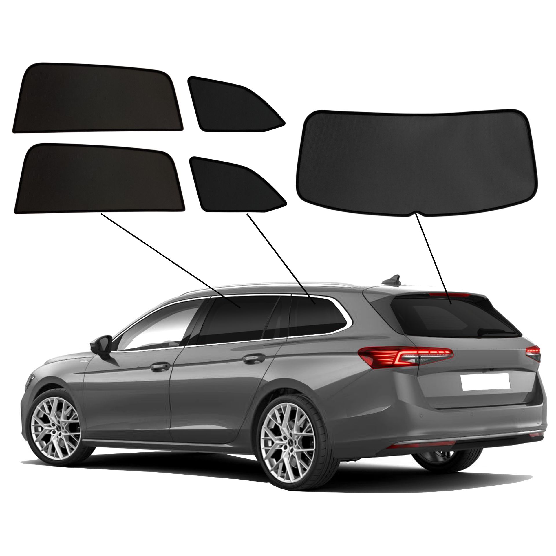 ein Skoda Superb 4 mit einem ABC Set